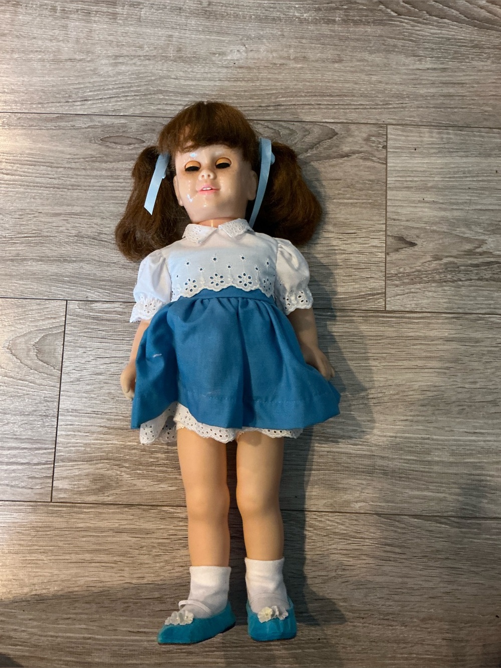 Vintage Mattel CHATTY Cathy Red Head NO PULL STRING Original Outfit